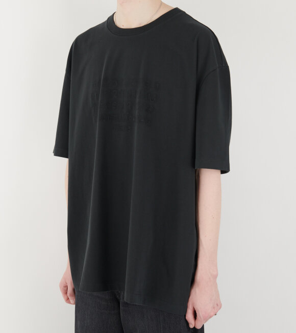 Maison Margiela - Embroidered Logo T-shirt Black