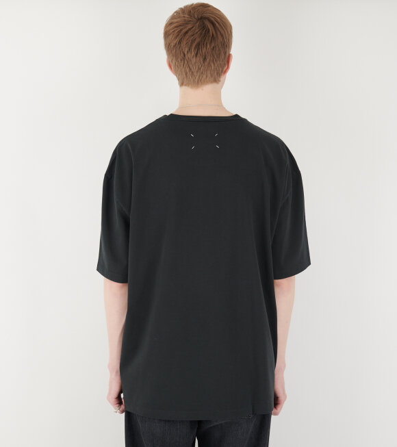 Maison Margiela - Embroidered Logo T-shirt Black