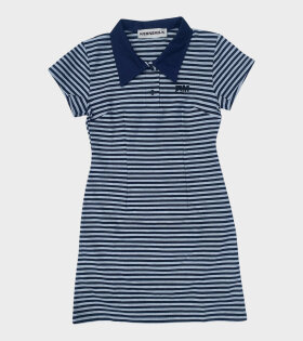 Gelato Polo Dress Navy/Grey