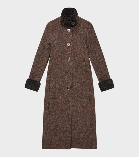 Kernemilk - Lopu Coat Dark Brown/Black