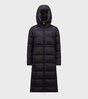 Boulogne Reversible Long Down Jacket Black 