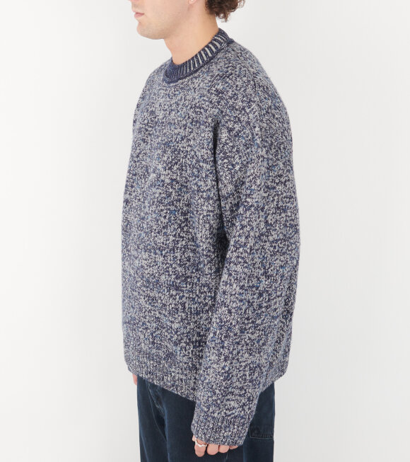 Acne Studios - Jacquard Jumper Blackbird Blue/Multi