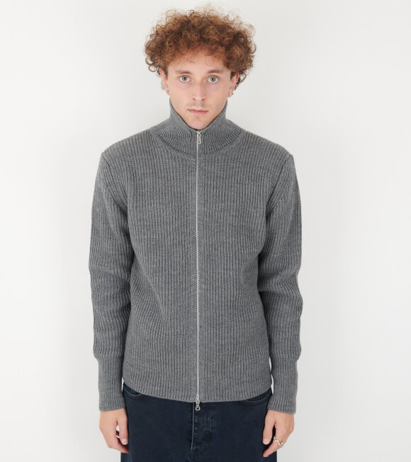 Andersen-Andersen - Navy Full-zip Grey