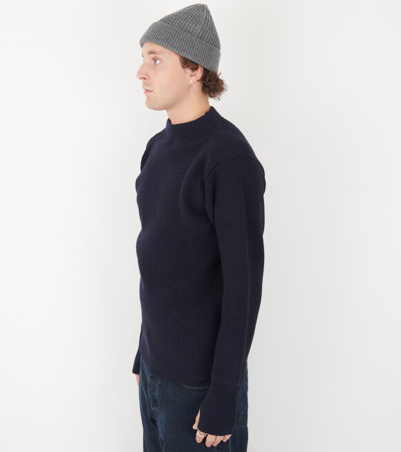 Andersen-Andersen - Sailor Crewneck Navy Blue