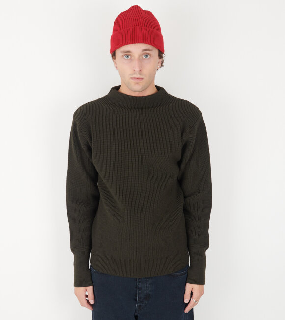 Andersen-Andersen - Sailor Crewneck Hunting Green