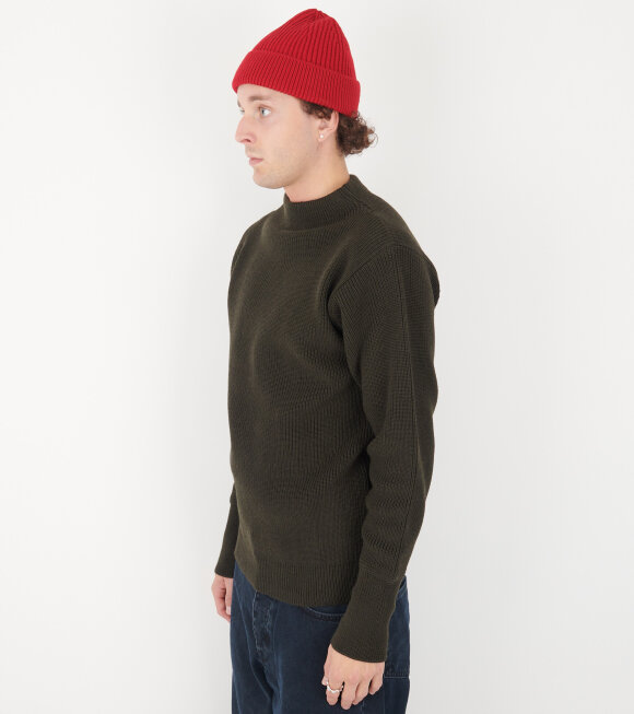 Andersen-Andersen - Sailor Crewneck Hunting Green