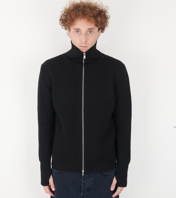 Andersen-Andersen - Navy Full-zip Black