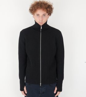 Navy Full-zip Black