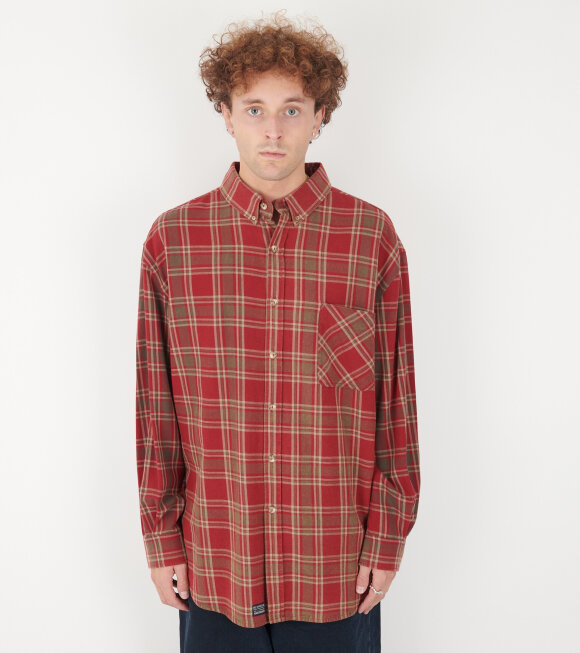 ERL - Plaid Shirt Red Fall Mix