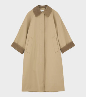 Gaby Coat Dark Sand