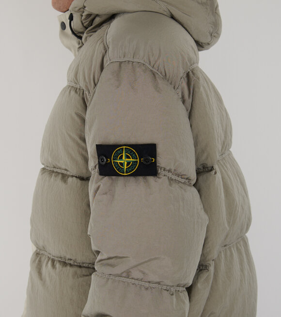 Stone Island - Econyl Nylon Down Jacket Grey