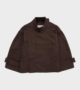 Water Resistant Jacket Dark Brown 