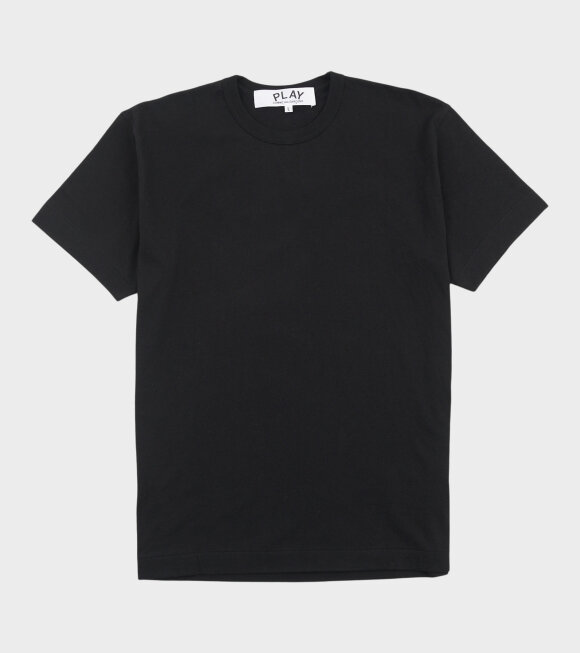 Comme des Garcons PLAY - Backside Heart T-Shirt Black / Black