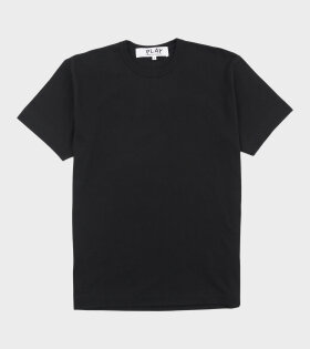 U Backside Heart T-shirt Black/Black