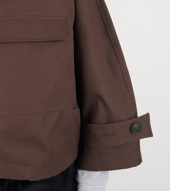 AF Agger - Water Resistant Jacket Dark Brown 