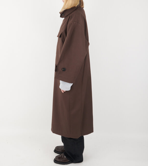 AF Agger - Water Resistant Coat Dark Brown 