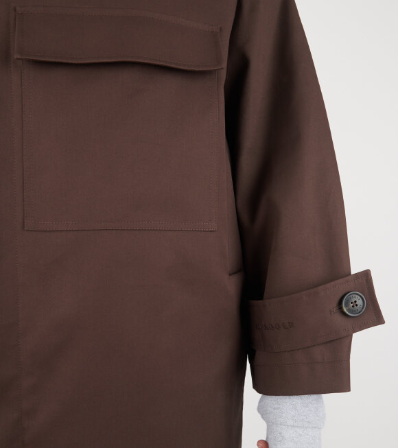 AF Agger - Water Resistant Coat Dark Brown 