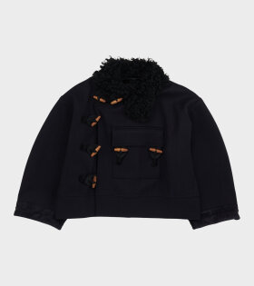 Hainsworth Wool Officer Jacket Navy