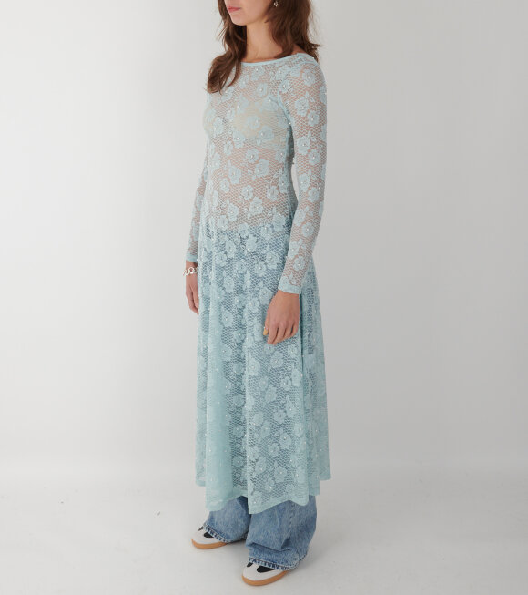 Mr. Larkin - Greta Dress Misty Blue