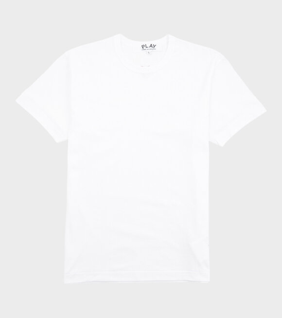 Comme des Garcons PLAY - Backside Heart T-Shirt White/ Red