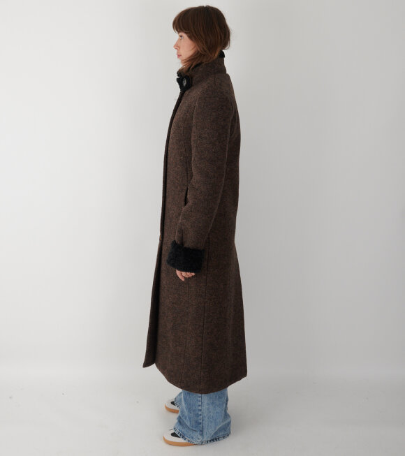 Kernemilk - Lopu Coat Dark Brown/Black