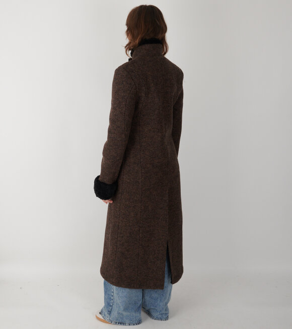 Kernemilk - Lopu Coat Dark Brown/Black