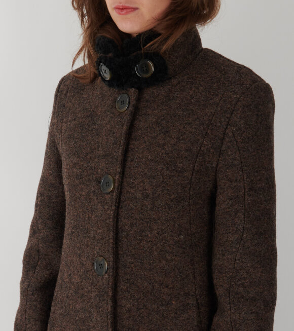 Kernemilk - Lopu Coat Dark Brown/Black