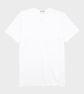 U Backside Heart T-shirt White/Black