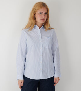 Alex Unisex Shirt Blue Stripes