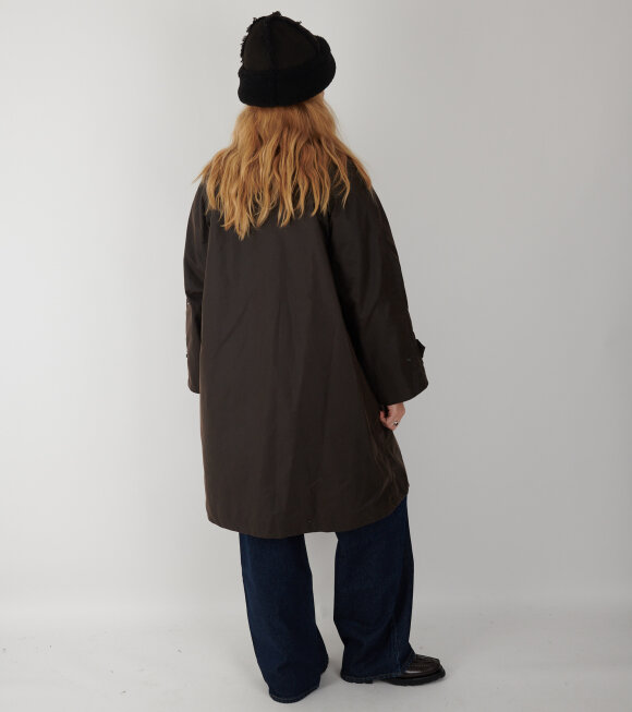 AF Agger - Oilskin Long Coat Brown