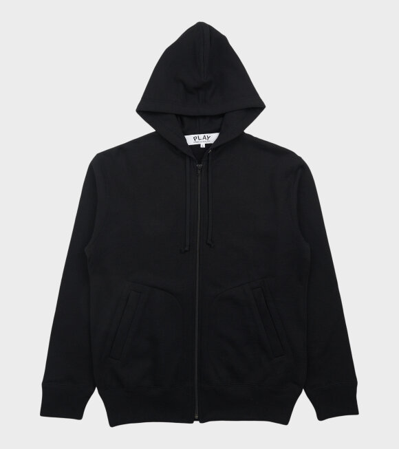 Comme des Garcons PLAY - Backside Red Heart Hoodie Black