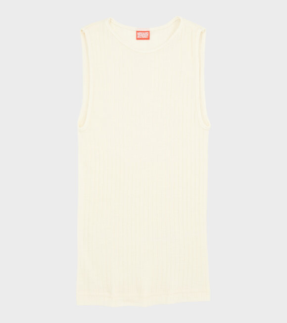 Nørgaard Paa Strøget - 101 Wool Tank Top Ecru