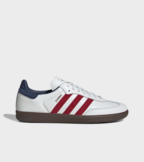 Adidas  - Samba OG Core White/Team Victory Red/Night Indigo