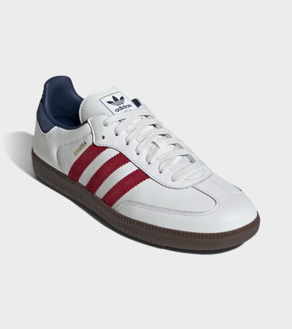 Adidas  - Samba OG Core White/Team Victory Red/Night Indigo