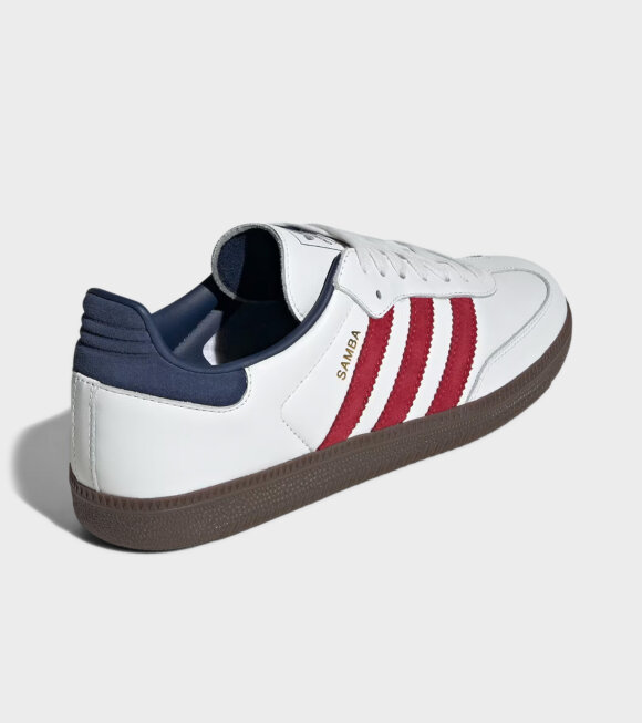 Adidas  - Samba OG Core White/Team Victory Red/Night Indigo