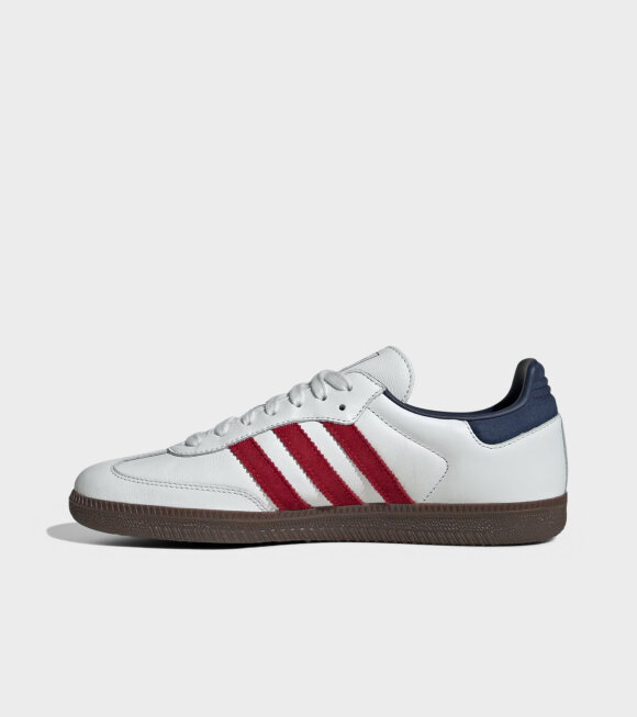 Adidas  - Samba OG Core White/Team Victory Red/Night Indigo