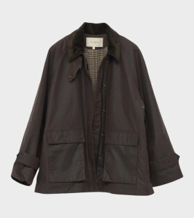 Oilskin Mac Jacket Brown 