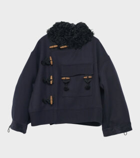 Hainsworth Wool Officer Jacket Navy