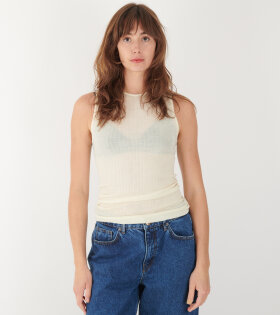 101 Wool Tank Top Ecru