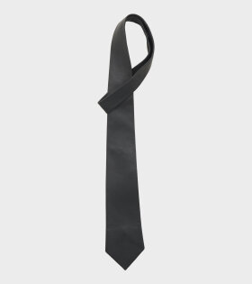 Leather Tie Black