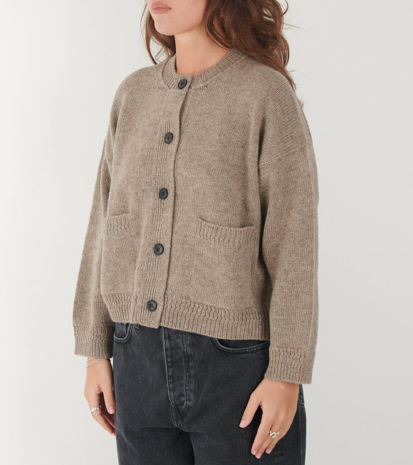 Aiayu - Cobe Wool Cardigan Pure Soil