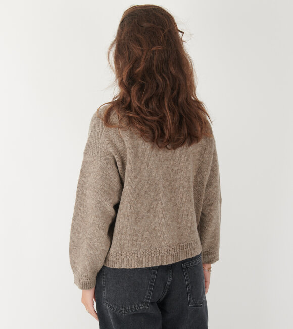 Aiayu - Cobe Wool Cardigan Pure Soil