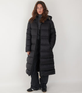 Boulogne Reversible Long Down Jacket Black 