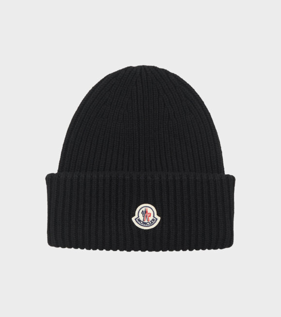 Moncler - Heavy Knit Beanie Black