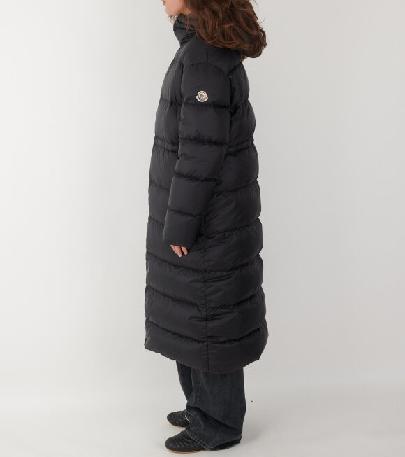 Moncler - Boulogne Reversible Long Down Jacket Black