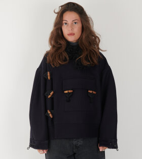 Hainsworth Wool Officer Jacket Navy