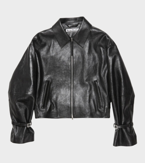 Acne Studios - Leather Jacket Black