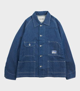 Railroad Jacket Indigo Denim Wonky-Wear