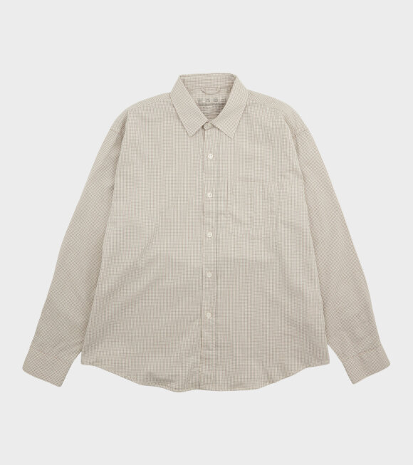 Mfpen - Executive Shirt Beige Check