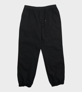 Canvas Track Pants Black 